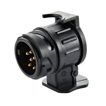 13 Pin til 7 Pin stikadapter 12V Bil Trailer Lastbil Campingvogn Trækstangsstik Konverter Europæisk standard