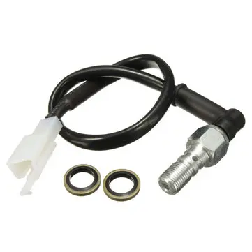 Universal motorcykel banjobolt bremsetrykslysafbryder M10 x 1,00mm