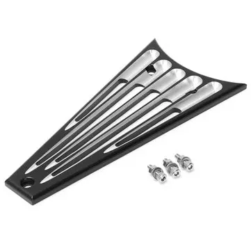 Sort aluminiumsrammegrill til Harley Touring Street Glide FLHT 2009-2013