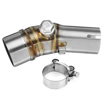 Udstødningsmuffler Midterudgangsforbindelsesrør Foran Link For Kawasaki ER6N Motorcykel