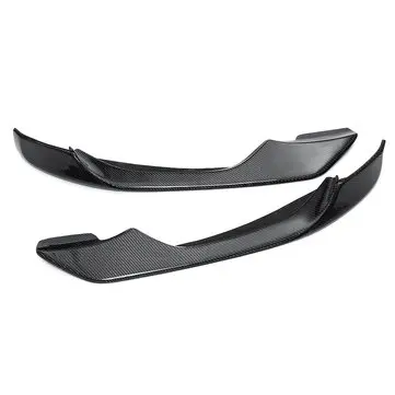 2 stk kulstoffiber frontspoiler splitter læbeskytter til 2014-2018 BMW F80 M3 F82 M4
