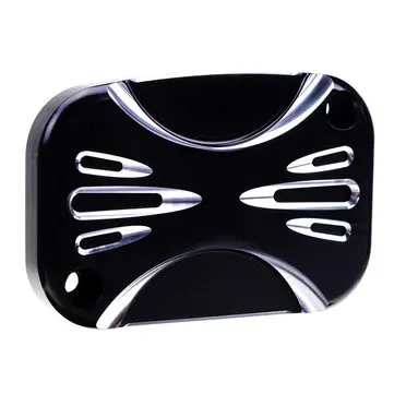 HØJRE Motorcykel Bremsehovedcylinderdæksel til Harley Touring Street Glide 14-16 ShallowCut