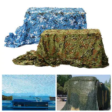 7mx2m Camo Camouflage Net For Bilovertræk Camping Military CS Hunting Shooting Hide