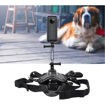 STARTRC Hundesele Montering Brystremsholder til Insta360 ONE X eller EVO Actionkamera