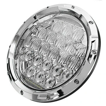 7 Tomme 75W 6500K Motorcykel Rustfrit LED Forlygter 5D Linse Høj/Lav Beam Vandtæt IP67