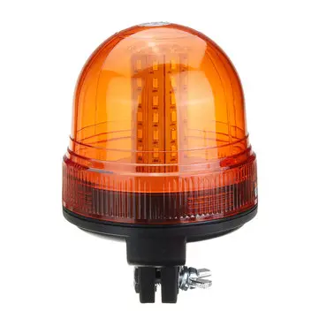 12V/24V LED Roterende Blinkende Orange Advarselslys Vandtæt Traktor ATV Motorcykel Sidelys