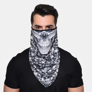 Vindtæt solcreme hurtigtørrende åndbar ridning tørklæde bandana balaclava nakke gaiter nakke tube UV-resistente hurtigtørrende letvægtsmaterialer cykling polyester voksne