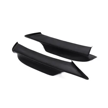 Sort Front Bumper Lip Splitter Diffuser Protector til BMW E90 E91 3-serien M Tech 2005-2008