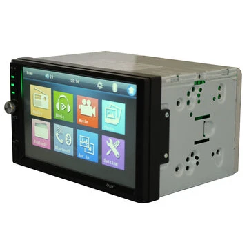 7012B 7 tommer 2DIN Bil bluetooth Touchscreen MP3 MP4 MP5-afspiller Video Stereo FM Aux Indgang