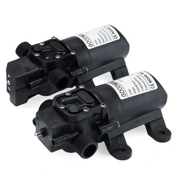 12V 72W Vandmembranpumpe 6L 20mm Højtryks automatisk membranvandpumpe Selvsugende sprøjtepumpe Marinepumpe