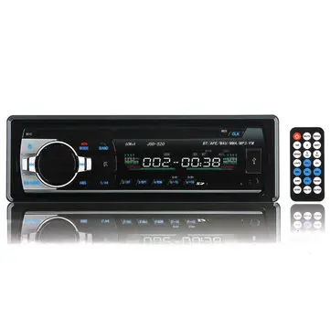 12V bil i Dash BT Stereo Radio Head Unit 1 Din MP3-afspiller AUX FM