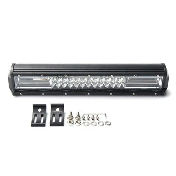 10-30V 16 tommer 432W Tri-række 7D 72 LED Arbejdslampe Bar Spot Flood Kørsel Combo Lampe til Offroad Jeep Truck Baot ATV UTV