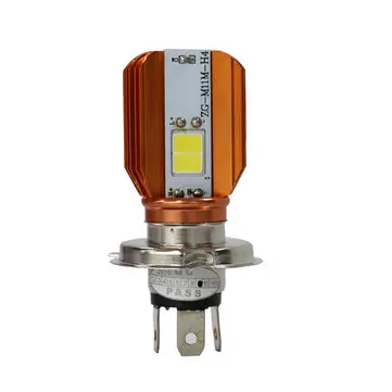 2000Lm 6000K H4 LED Motorcykel Forlygte Høj/lav Pærer Høj-effekt Blæser Varmespredning