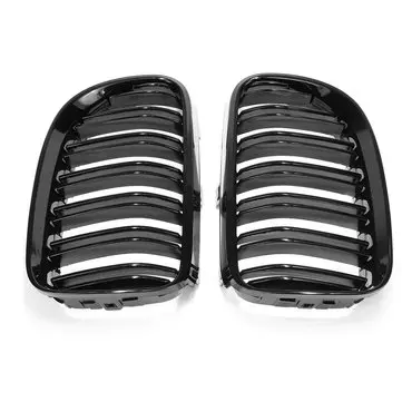Par Ny Gloss Black Front Kidney Grill For BMW 3-Serie E92 E93 Facelift 2010-2014