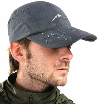 Udendørs Sport Lang Skygge Foldbar Baseball Cap Unisex Vandtæt Åndbar Hurtigtørrende Solbeskyttelse Kapsel