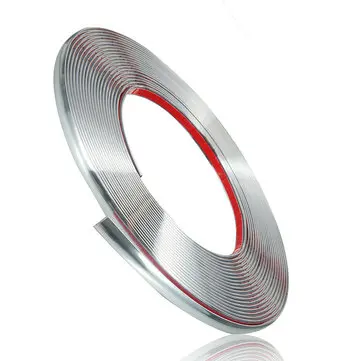 12M Krom- Bil Karrosseri Dørr Kant Beskytter Dekor Støbning Vagt Trim Stripe