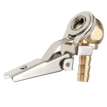 8mm Dækventilforbinder Motorcykel Bil Lastbil Dækoppumpningsanordning Luftkobling Bold Messing Klip På