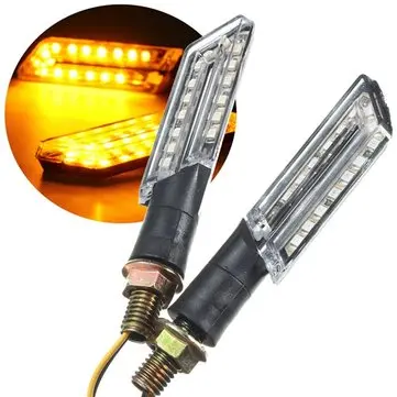 Par Amber LED Blinklys Motorcykel Lys Indikator Lys