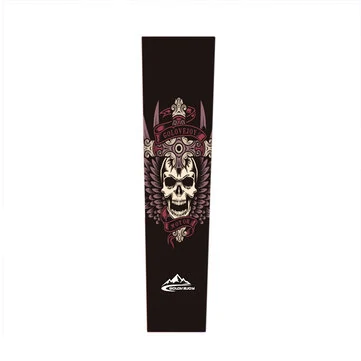 Ice Silk Sunscreen Arm Sleeves lokomotivtryk udendørs ridning blomst arm tatovering arm fiskesleeve