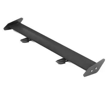 Universal bil bagklapspoiler Vinge Let aluminium Justerbar GT-stil bagklap Sort racerbil