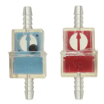 Motorcykel Moped Scooter 6mm Firkantet Inline Brændstoffilter Tilfældig Farve