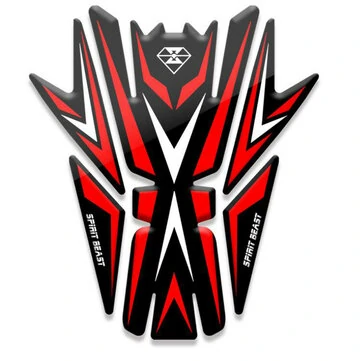 3D Gel Vandtæt Motorcykelklistermærke Cykel Olie Gasbrændstoftank Beskyttelsesklistermærke