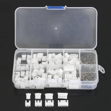 40 Sæt JST 2,5 mm XH 2P 3P 4P 5Pin Mand Kvinde Husforbinder med krimper