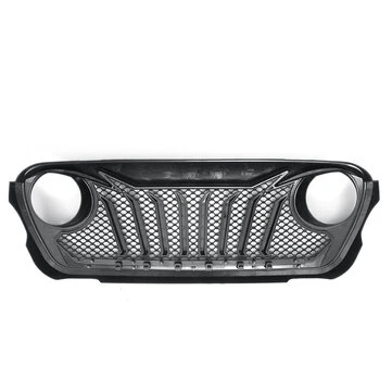Front Bumper Grillr Grill til 2018 2019 JEEP Wrangler JL Lodret Stribe Look