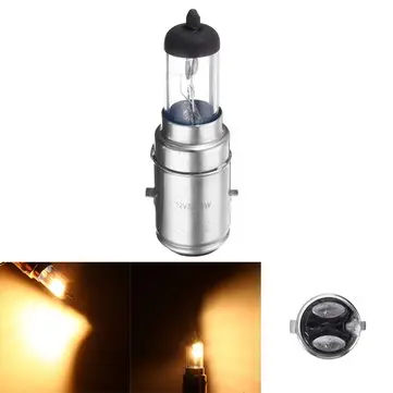 12V 1157 BA20D 35W Hi/Lo Beam Motorcykel/ Bil Forlygte Halogenpærer Lampe