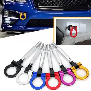 Spor Racing Sports Car Front Rear Tow Hook Ring Aluminum til Subaru WRX STI BRZ