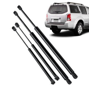 4Pcs bil bagvindue bagklap gasstøtter støtte bagløftstang til Nissan Pathfinder R51 2005-2012