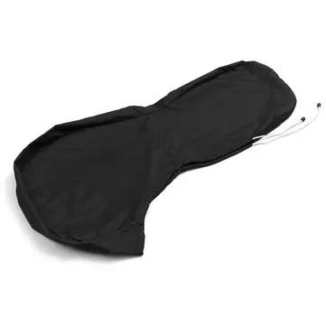 600D Sort Båd Fuld Udenbordsmotor Cover Passer Til 15-20HP Motor Vandtæt