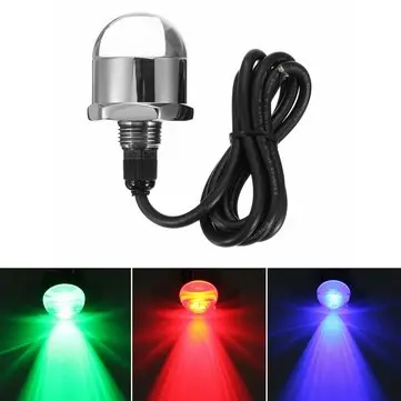 9W 12V 9 LED 1/2 tommer IP68 Vandtæt Båd Yacht Lys NPT MarineUnderwater Lights Steel