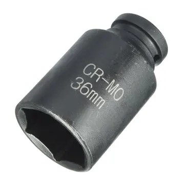 1/2 tomme Drive 36mm Dyb 6-punkts Hex Spindel Aksel Hjulnav Muttersokkel Heavy Duty