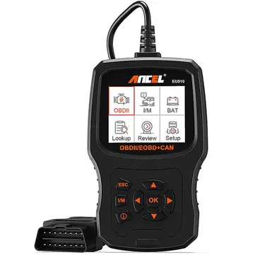 Ancel EU510 OBD2 Automotive OBD Bil Diagnostisk Scanner Værktøj Batteritester