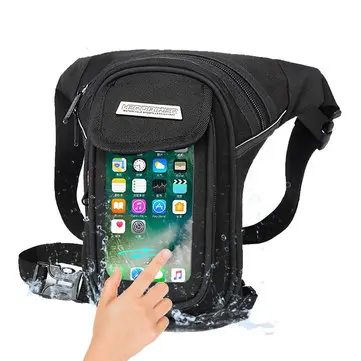 HEROBIKER Motorcykel Ridning Talje Ben Taske Vandtæt Punk Sadel Multifunktionelle Lommer