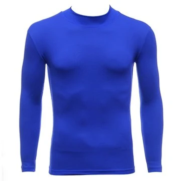 Mens Ridning Sportsudstyr GYM Tøj Under Base Layer Langærmet T-Shirt