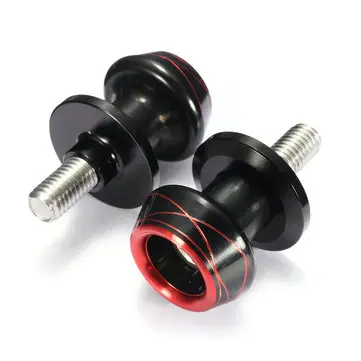 10 mm Svingarm Sliders Spoler Motorcykel CNC Aluminium Paddocks Bobbins