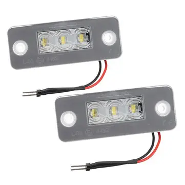Bil Hvid LED Nummerplade Lys Lampe til Audi A3 A8 D3 2002-2010