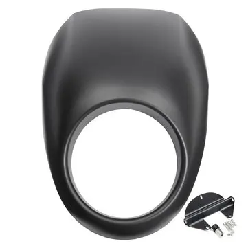 Front Kåbe Gaffel Forlygte Fairing Maske Til Harley Sportster Dyna FX XL 883 1200