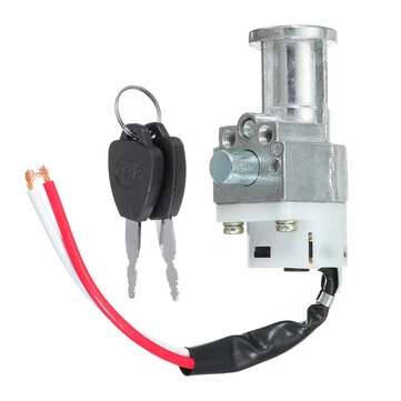 Batterioplader Tændingssvitsjelås med 2 nøgler til Motorcykel Elektrisk Cykel Scooter E-bike