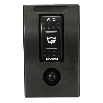 12V Dual LED Rocker Bundpumpe Skiftepanel Kredsløbsafbryder Auto Off Manuel