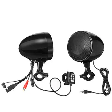 600W IP66 Vandtæt bluetooth 4.1 Motorcykel ATV Stereohøjttalerforstærkersystem