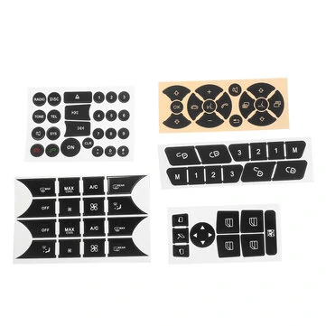 Knapreparationspakke Styring AC Vindue Bil klistermærker til Mercedes Benz 2007-2014