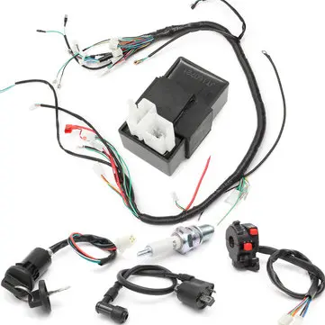 150cc 200cc 250cc Kabelharness Loom Solenoid Spole Regulator CDI til ATV Quad Bike