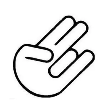 14x10cm Gestusreflekterende Bilklistermærker Bil Lastbil Motorcykelklistermærke