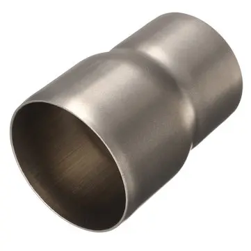 60 mm til 51 mm Motorcykel Mildt stålexport Muffleradapter Reducer Forbindelsesrør
