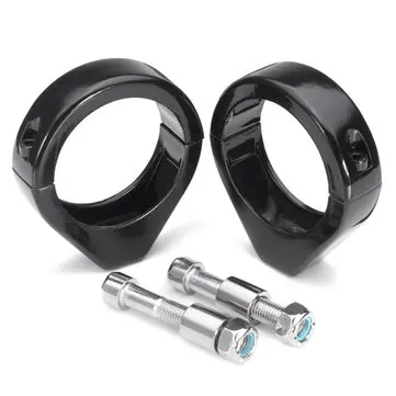 49mm Motorcykel Blinklys Flytning Forgaffelrør Klampe Mount Til Harley Dyna Softail Road
