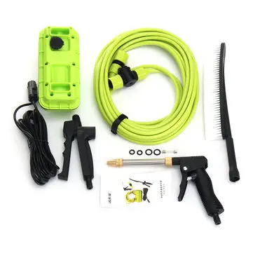 12V 80W Bærbar Højtryksrenser Spraypistol Elektrisk Bilvaskemaskine Rensepumpe