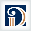 Letter D Pillar Logo